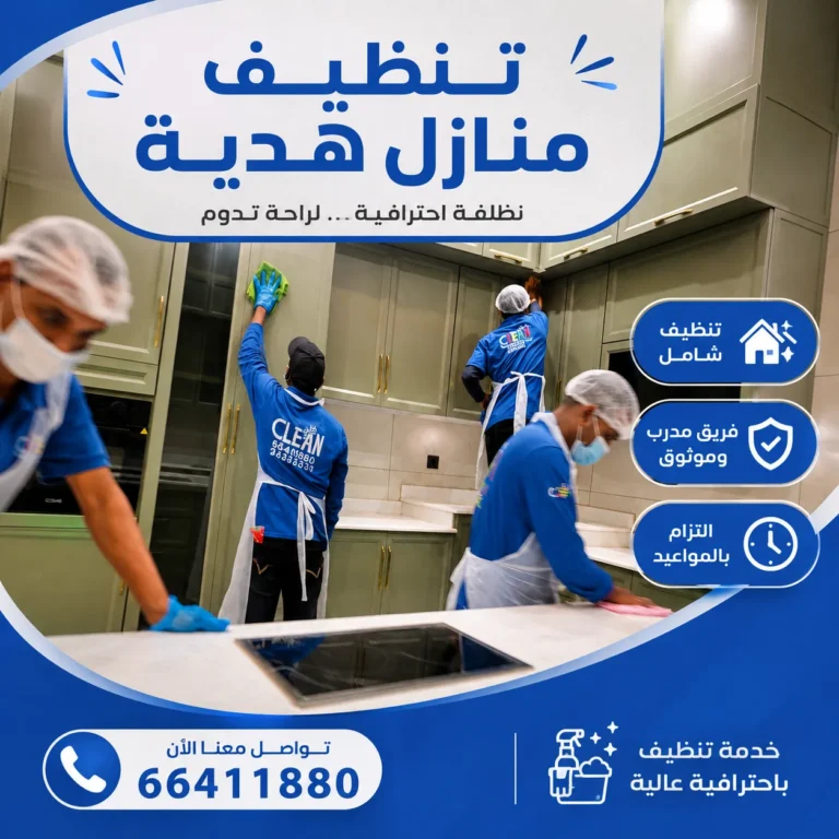 تنظيف منازل هدية