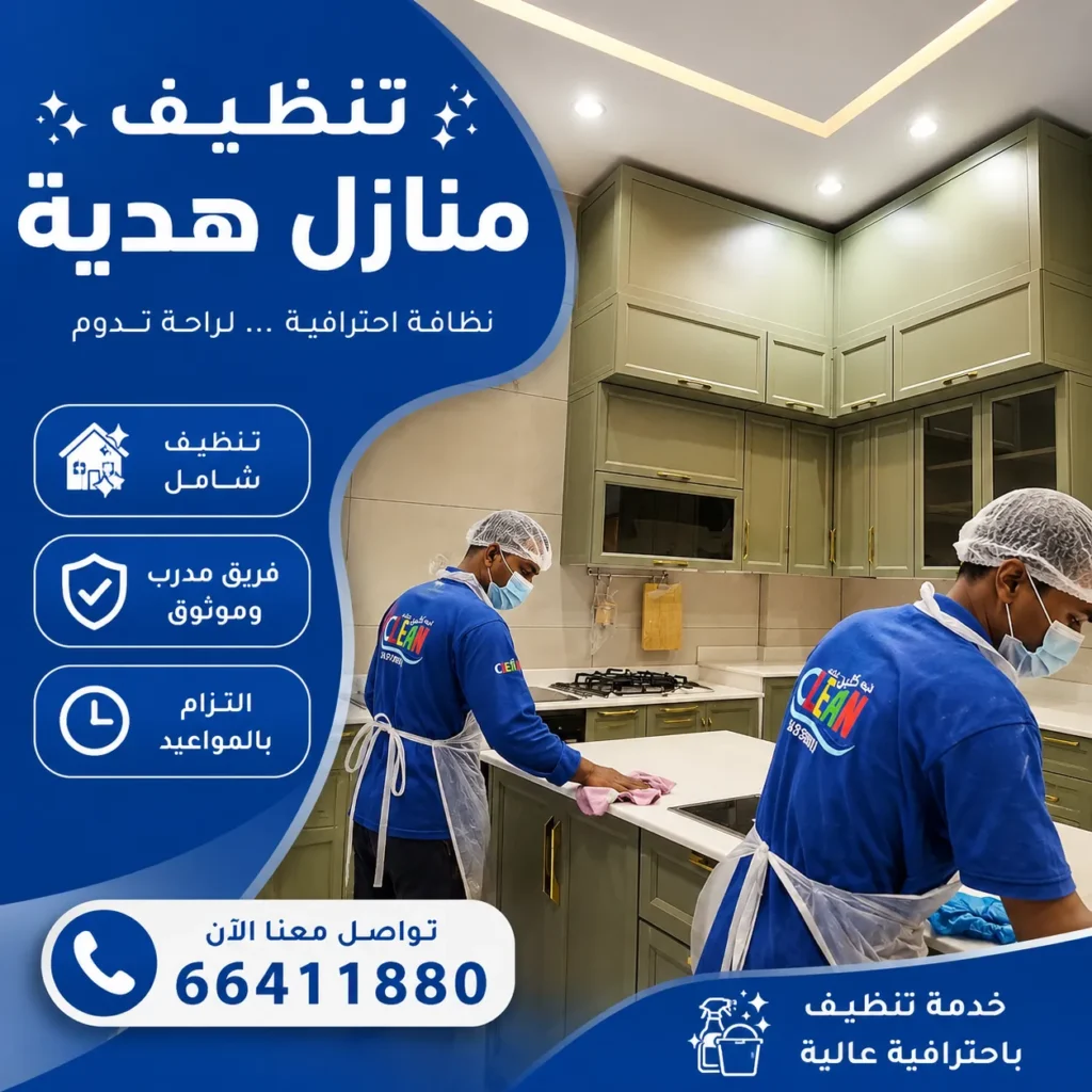 تنظيف منازل هدية