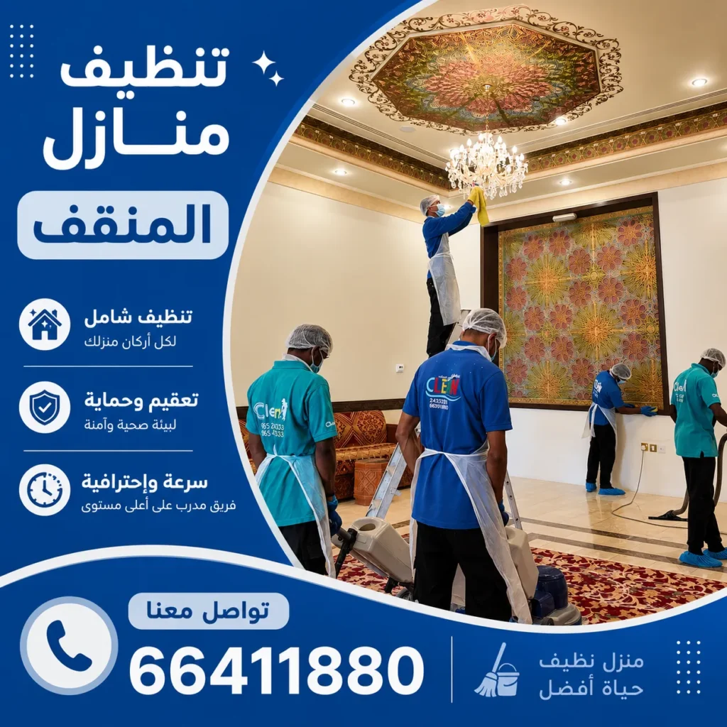 تنظيف منازل المنقف