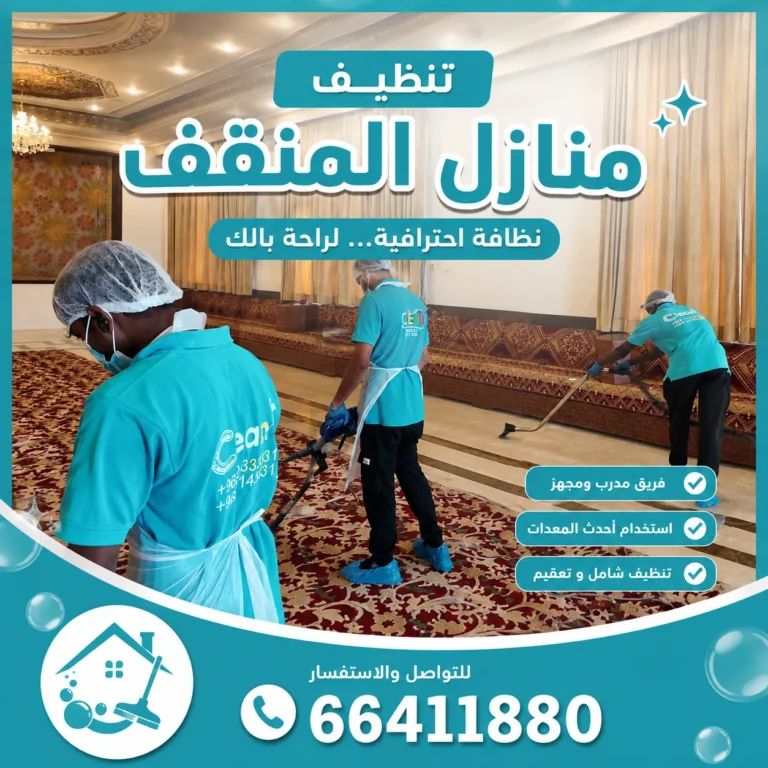 تنظيف منازل المنقف