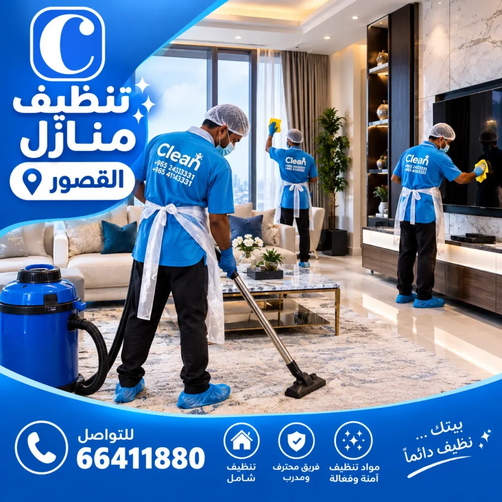 تنظيف منازل القصور 